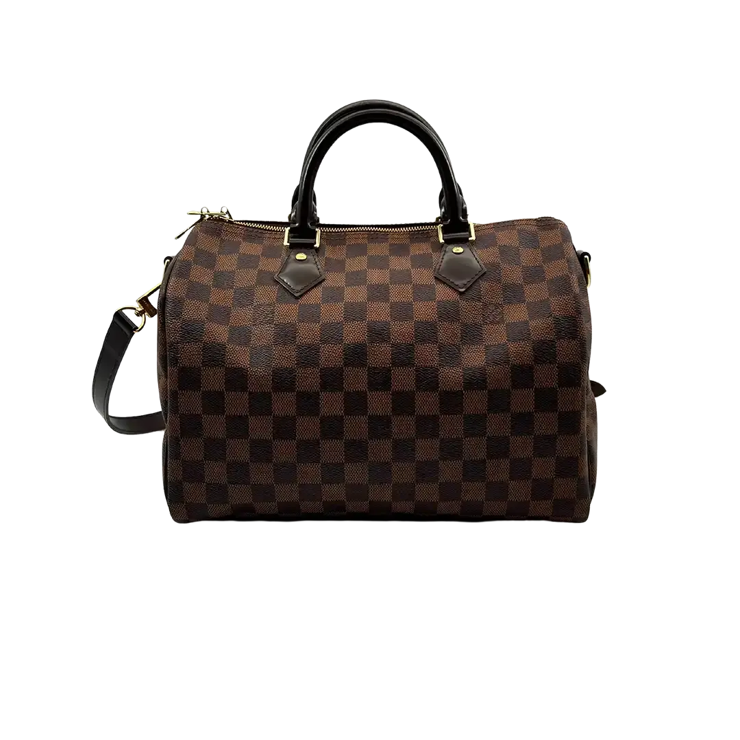 Louis Vuitton Speedy 30 Bandouliere Damier Ebene / sehr gut Louis Vuitton