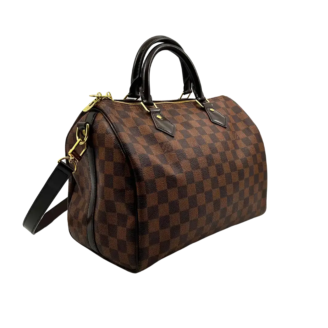 Louis Vuitton Speedy 30 Bandouliere Damier Ebene / sehr gut Louis Vuitton