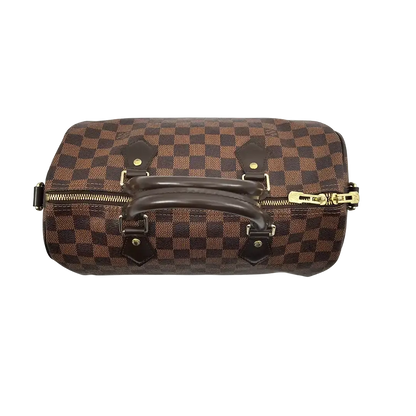 Louis Vuitton Speedy 30 Bandouliere Damier Ebene / sehr gut Louis Vuitton