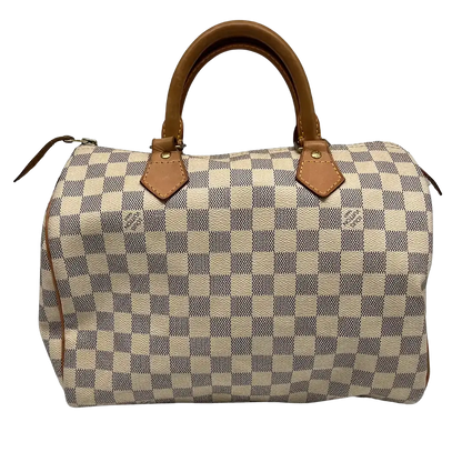 Louis Vuitton Speedy 25 Damier Azur 2011 Akzeptabel Louis Vuitton