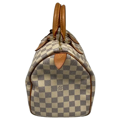 Louis Vuitton Speedy 25 Damier Azur 2011 Akzeptabel Louis Vuitton