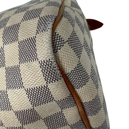 Louis Vuitton Speedy 25 Damier Azur 2011 Akzeptabel Louis Vuitton