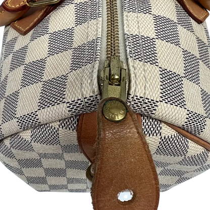Louis Vuitton Speedy 25 Damier Azur 2011 Akzeptabel Louis Vuitton