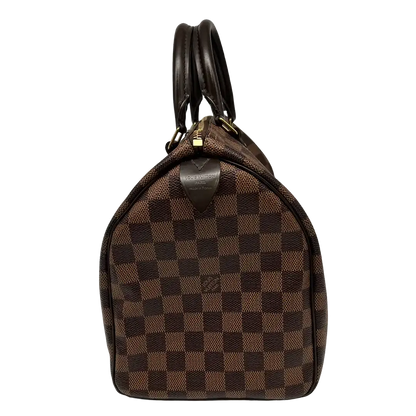 Louis Vuitton Speedy 30 Damier Ebene Canvas Tasche / sehr gut Echtheitscheck