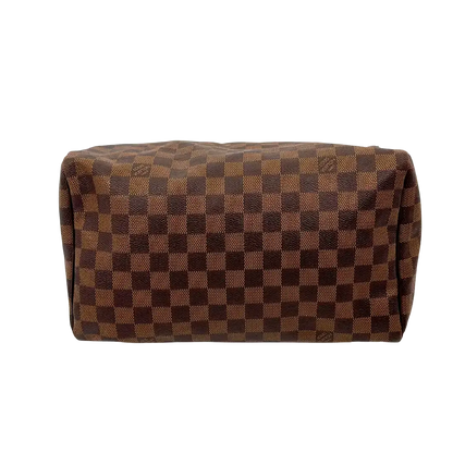 Louis Vuitton Speedy 30 Damier Ebene Hot Stamping D.C / Akzeptabel Louis Vuitton