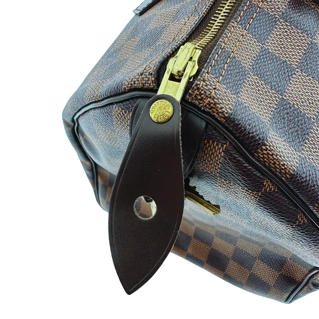 Louis Vuitton Speedy 30 Damier Ebene Hot Stamping JIL / gut Louis Vuitton