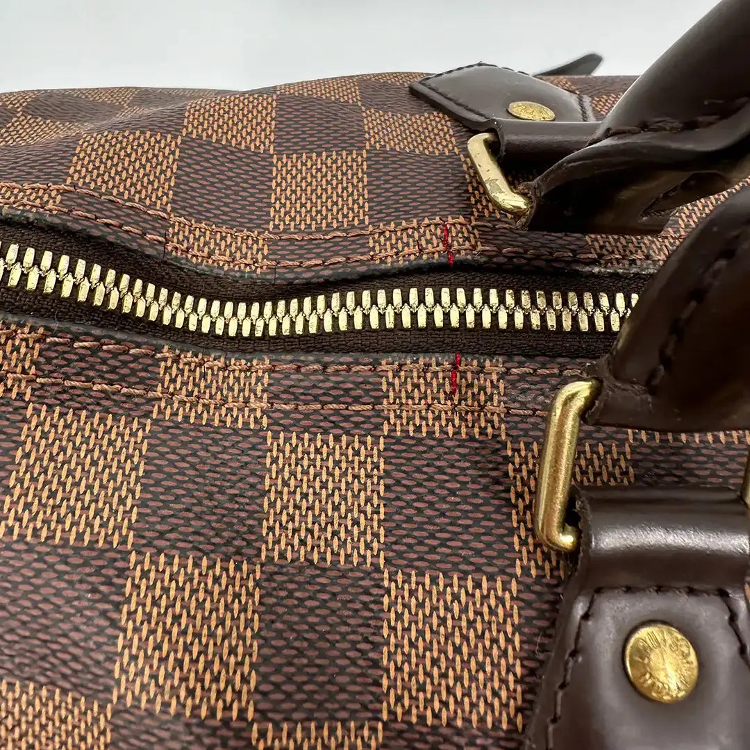 Louis Vuitton Speedy 35 Damier Ebene Bandouliere N41366 / akzeptabel Louis Vuitton