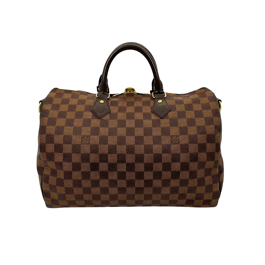 Louis Vuitton Speedy 35 Damier Ebene Bandouliere N41366 / akzeptabel Louis Vuitton