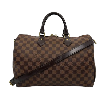 Louis Vuitton Speedy 35 Damier Ebene Bandouliere N41366 / akzeptabel Louis Vuitton