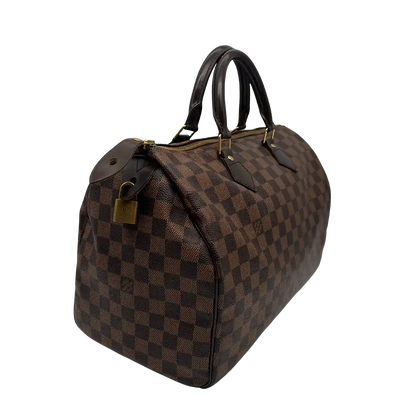 Louis Vuitton Speedy 35 Damier Ebene Canvas N41523  / gut Louis Vuitton