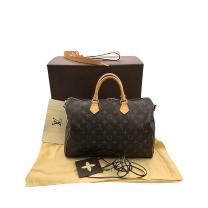 Louis Vuitton Speedy 35 Monogram Bandouliere M40392 Fullset / sehr gut Louis Vuitton