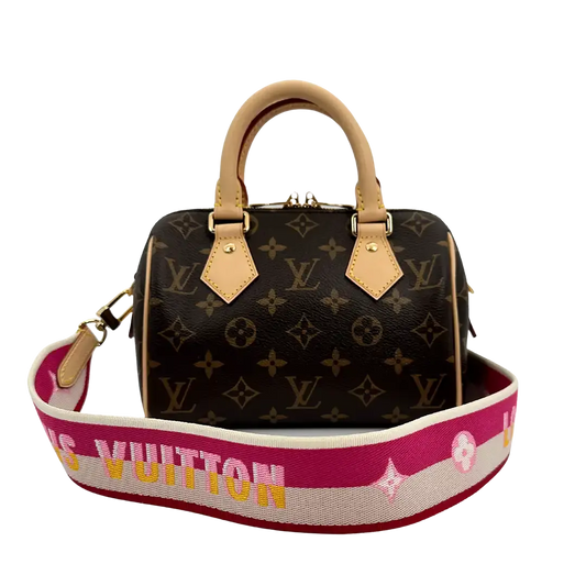 Louis Vuitton Speedy Bandouliere 20 Monogramm Fuchsia M45948 / neuwertig Louis Vuitton