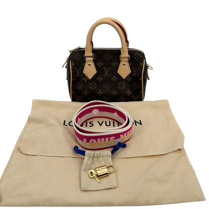 Louis Vuitton Speedy Bandouliere 20 Monogramm Fuchsia M45948 / neuwertig Louis Vuitton