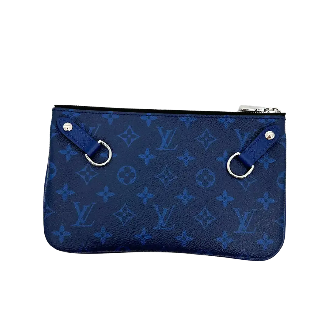 Louis Vuitton Trio Messenger Bag Taigarama Cobalt blau M30848 Fullset / neuwertig Louis Vuitton
