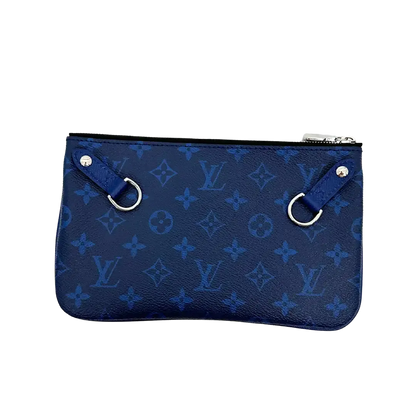 Louis Vuitton Trio Messenger Bag Taigarama Cobalt blau M30848 Fullset / neuwertig Louis Vuitton