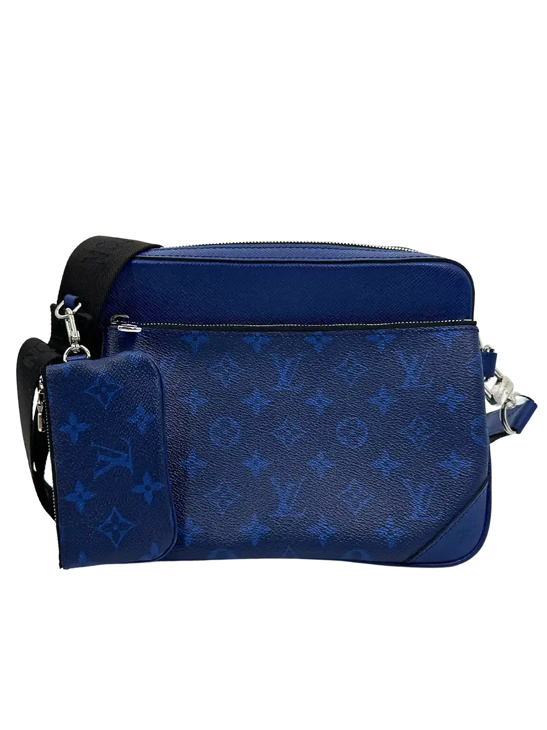 Louis Vuitton Trio Messenger Bag Taigarama Cobalt blau M30848 Fullset / neuwertig Louis Vuitton