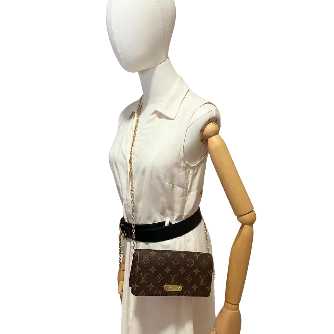 Louis Vuitton Wallet On Chain Lily Monogram M82509 Fullset / neuwertig Louis Vuitton