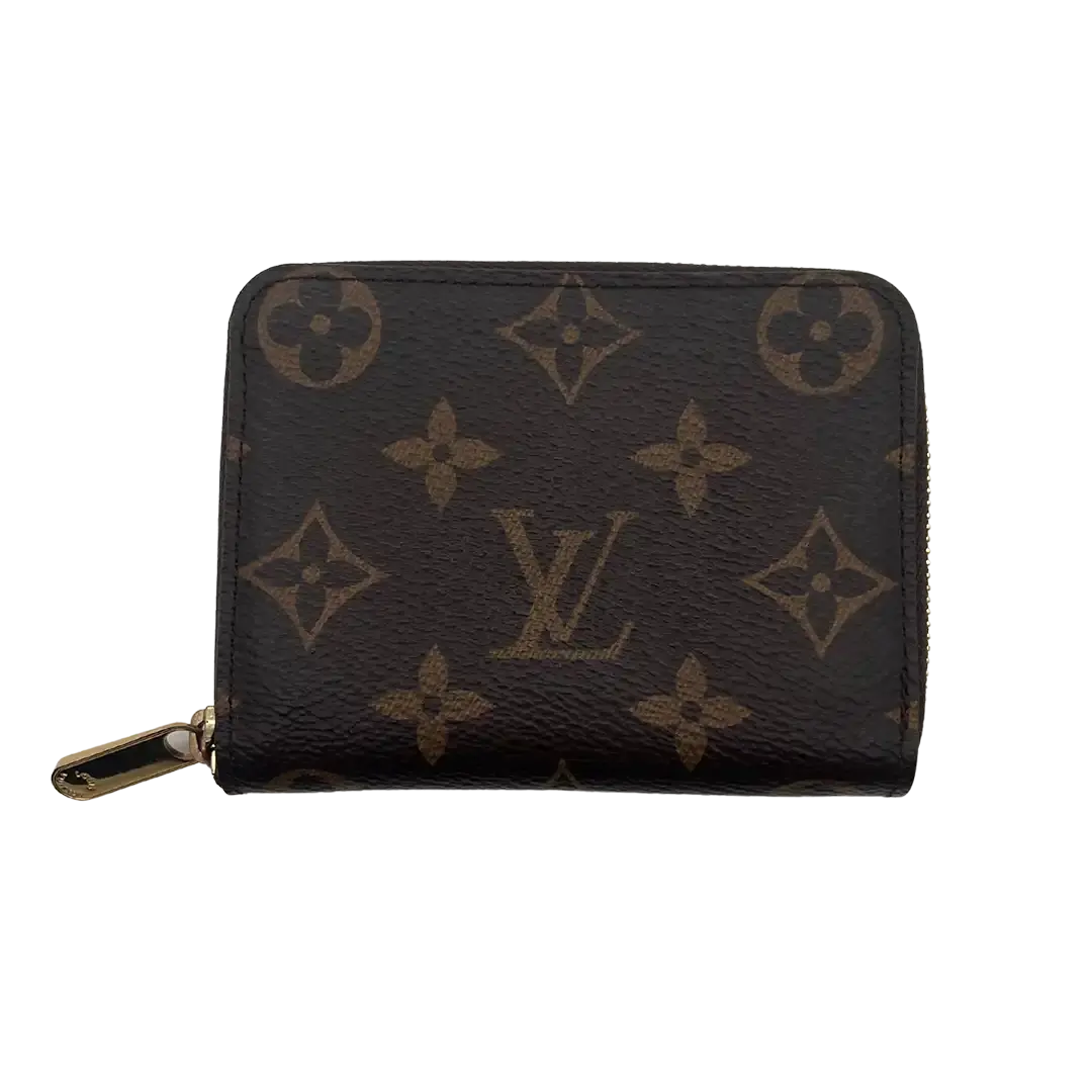 Louis Vuitton Zippy Coin Geldbeutel klein Monogram Canvas / Sehr gut Fullset Louis Vuitton