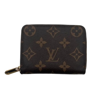 Louis Vuitton Zippy Coin Geldbeutel klein Monogram Canvas / Sehr gut Fullset Louis Vuitton