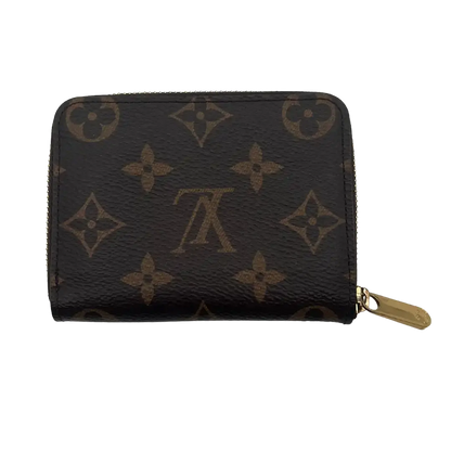Louis Vuitton Zippy Coin Geldbeutel klein Monogram Canvas / Sehr gut Fullset Louis Vuitton