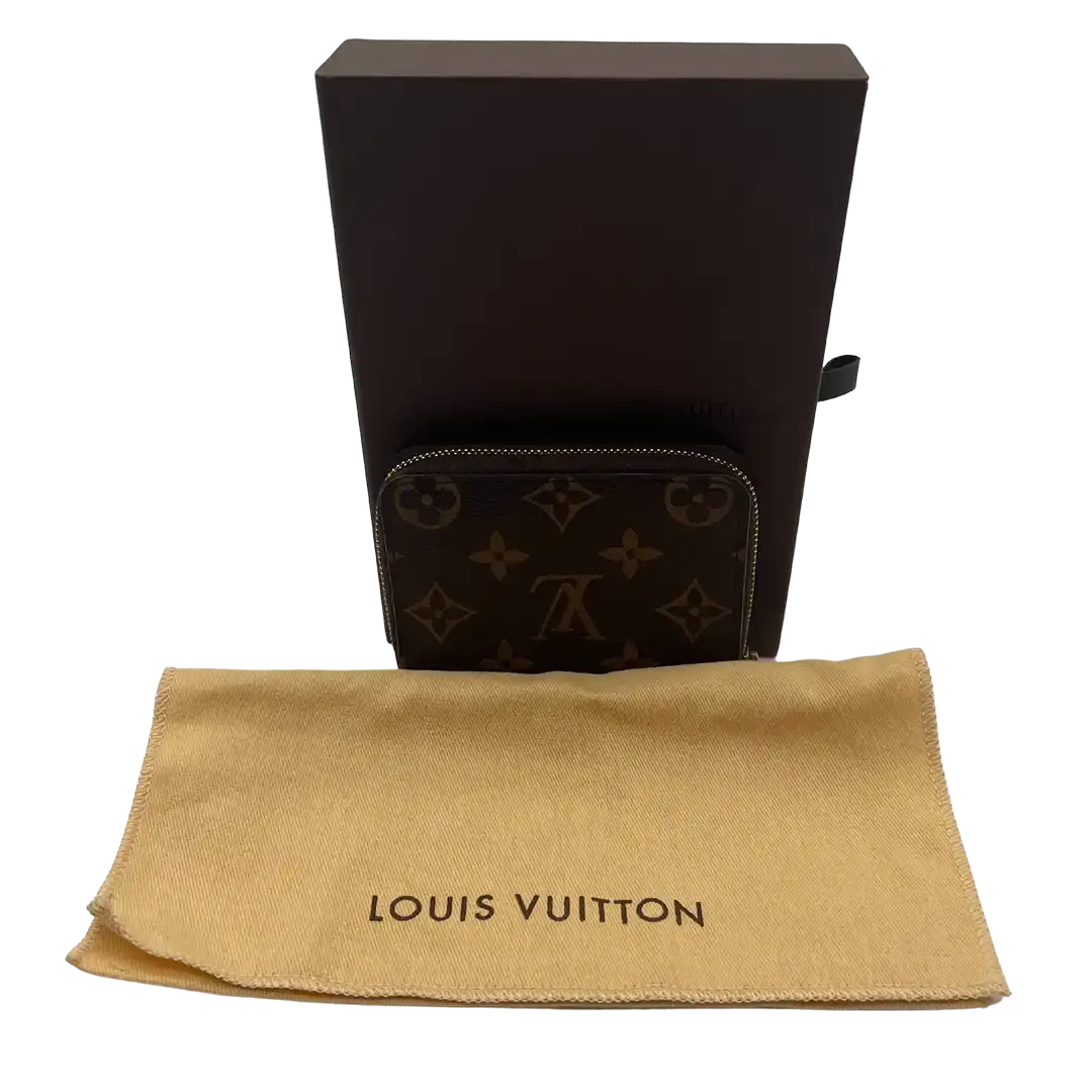 Louis Vuitton Zippy Coin Geldbeutel klein Monogram Canvas / Sehr gut Fullset Louis Vuitton