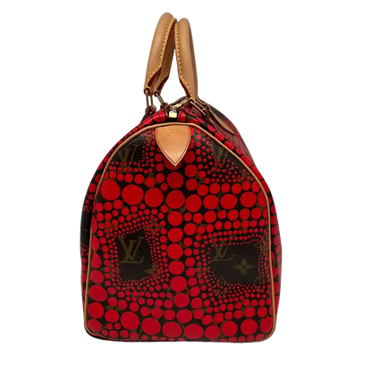 Louis Vuitton x Kusama Yayoi 2012 Limited Edition Speedy 30 rot / sehr gut Echtheitscheck