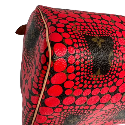 Louis Vuitton x Kusama Yayoi 2012 Limited Edition Speedy 30 rot / sehr gut Echtheitscheck