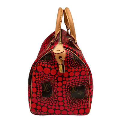 Louis Vuitton x Kusama Yayoi 2012 Limited Edition Speedy 30 rot / sehr gut Echtheitscheck