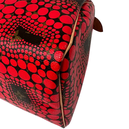 Louis Vuitton x Kusama Yayoi 2012 Limited Edition Speedy 30 rot / sehr gut Echtheitscheck