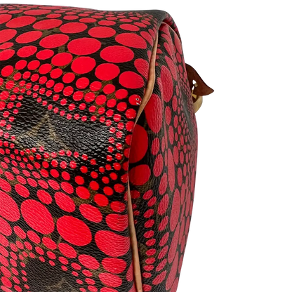Louis Vuitton x Kusama Yayoi 2012 Limited Edition Speedy 30 rot / sehr gut Echtheitscheck