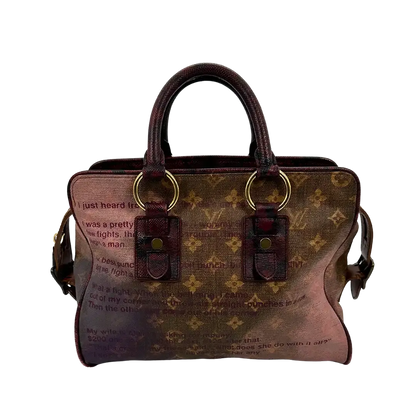 Louis Vuitton x Richard Prince 2008 Graduate Jokes Tote Bag / gut Louis Vuitton