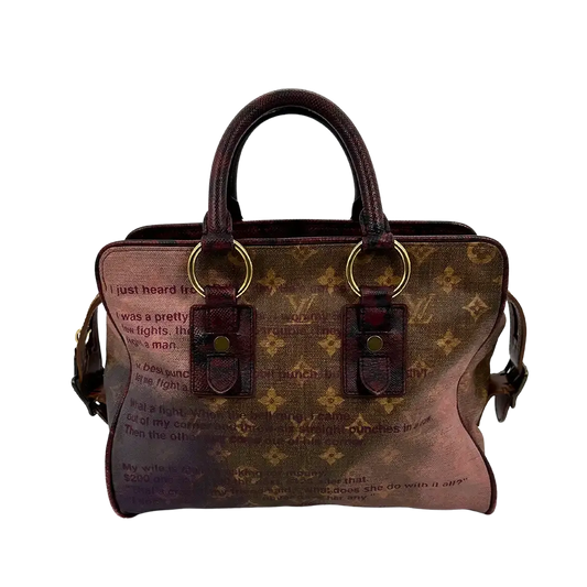 Louis Vuitton x Richard Prince 2008 Graduate Jokes Tote Bag / gut Louis Vuitton