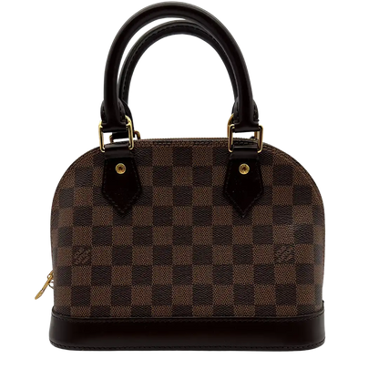 Louis Vuitton Alma BB Damier Ebene Canvas hinten