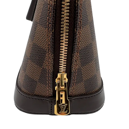 Louis Vuitton Alma BB Damier Ebene Canvas  Reißverschluss