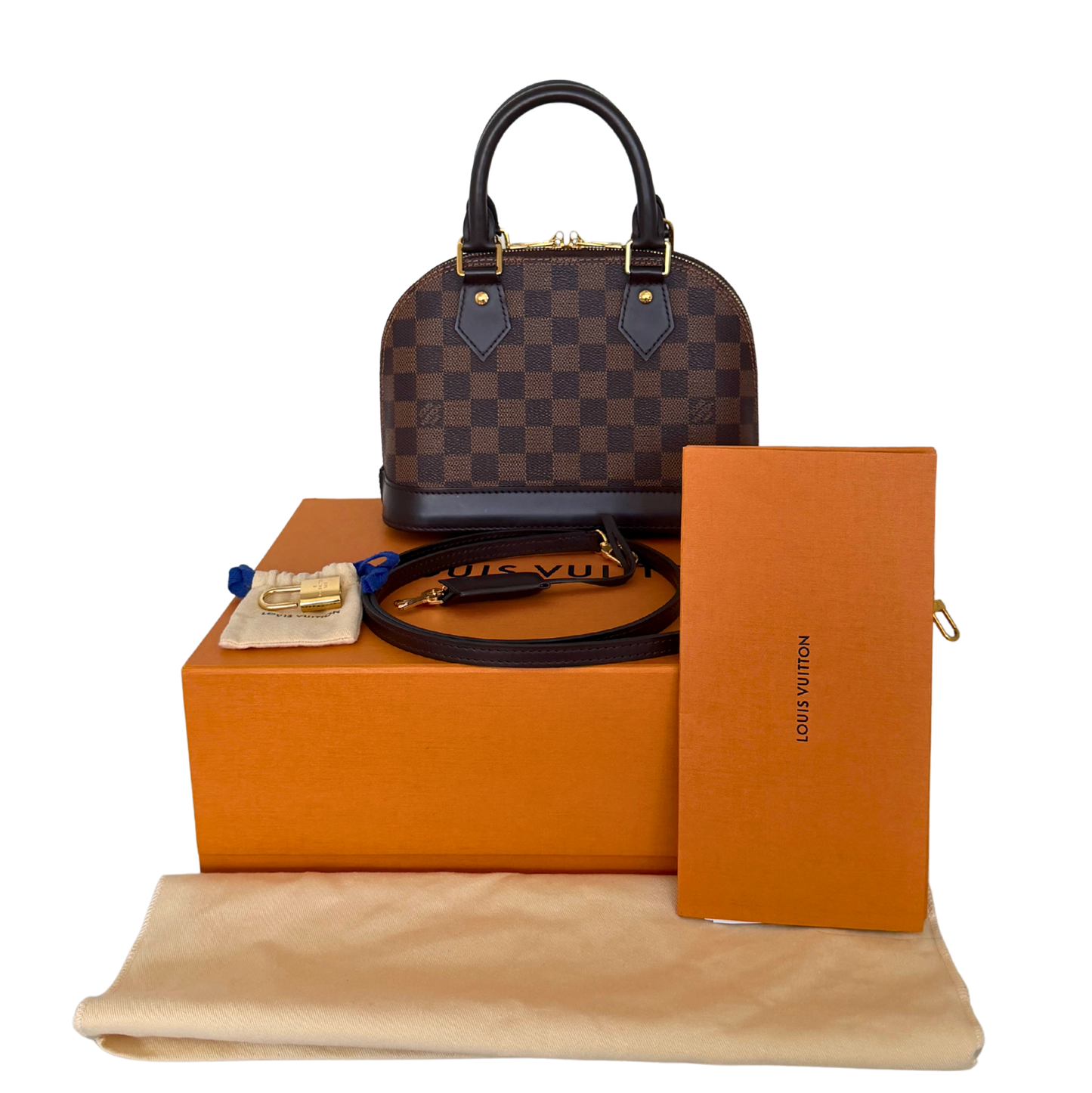 Louis Vuitton Alma BB Ebene Canvas N40606 Braun Fullset / neuwertig Louis Vuitton