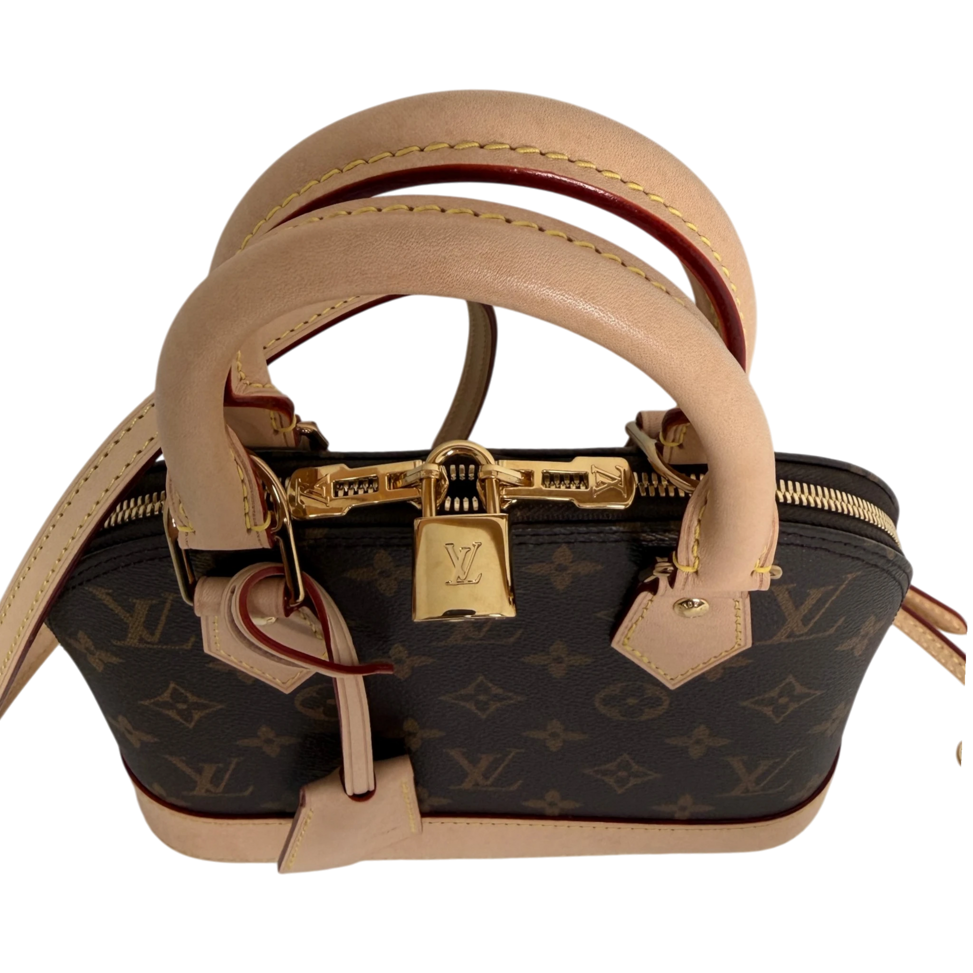 Louis Vuitton Alma BB Monogram Canvas M46990 Fullset Louis Vuitton