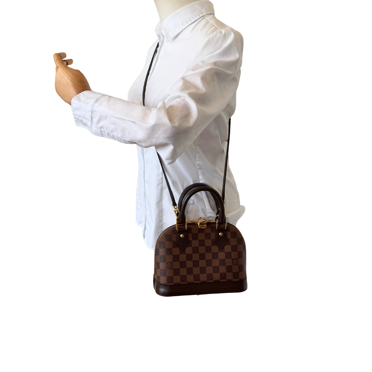 Louis Vuitton Alma BB Ebene Canvas N40606 Braun Fullset / neuwertig Louis Vuitton
