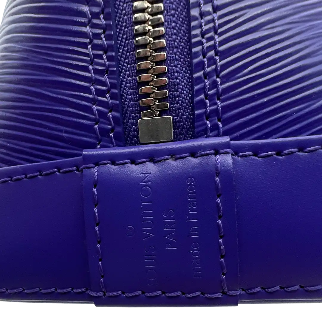 Louis Vuitton Alma PM Epi Leder Lila / ungetragen – Echtheitscheck
