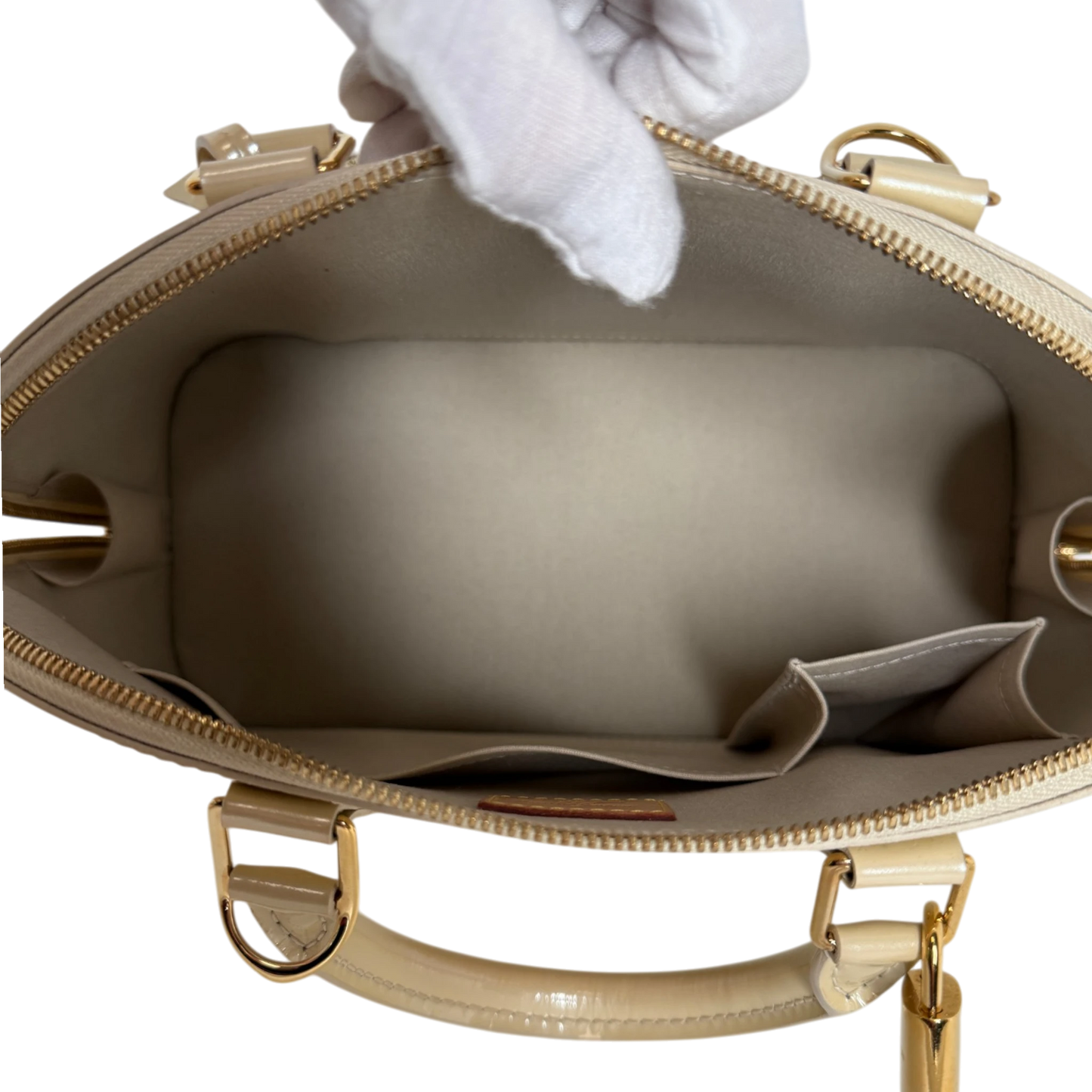 Louis Vuitton Alma PM Monogram Vernis beige Louis Vuitton