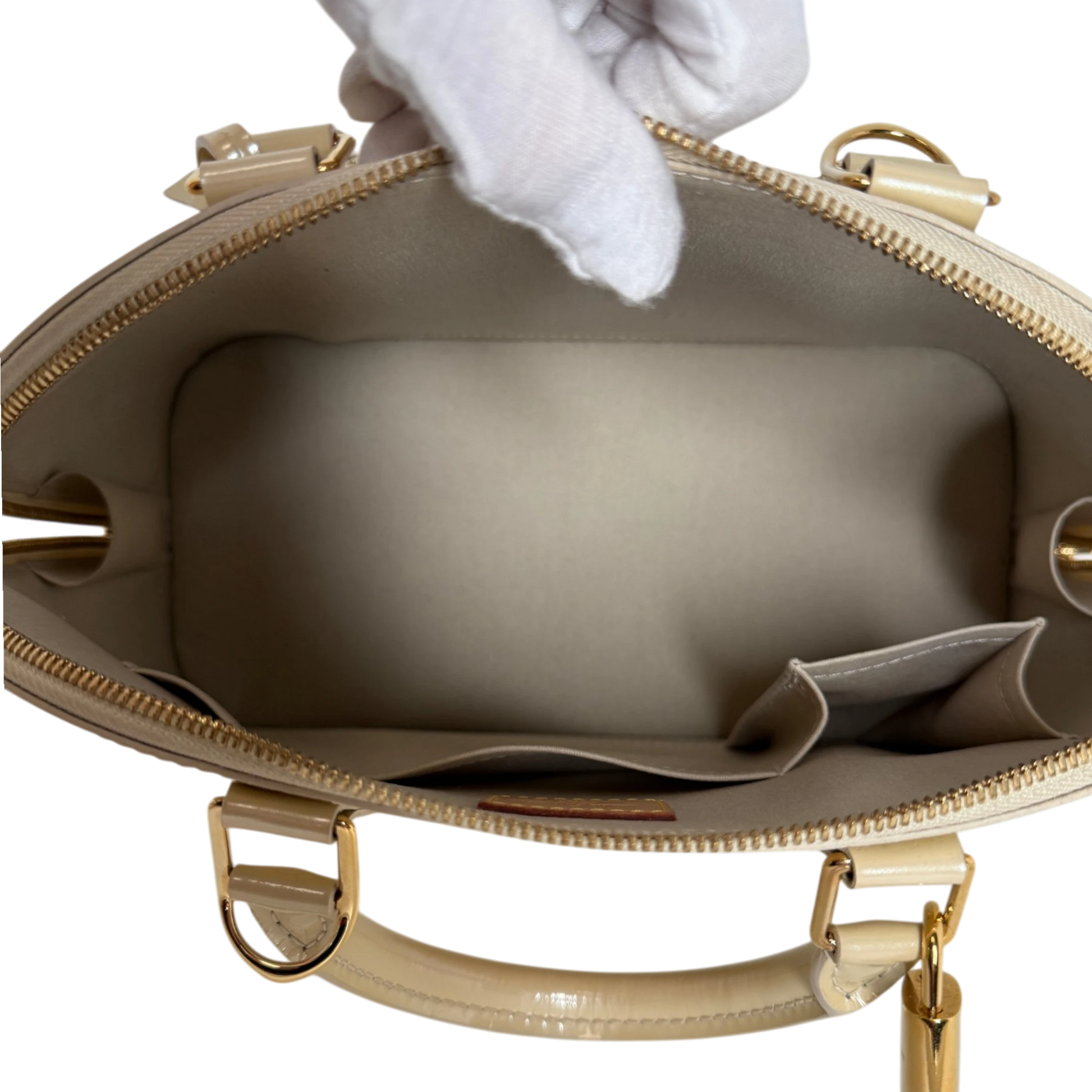 Louis Vuitton Alma PM Monogram Vernis beige Louis Vuitton