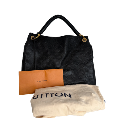 Louis Vuitton Artsy MM Enpreinte Leder Schwarz GHW Louis Vuitton