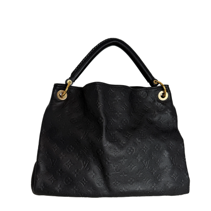 Louis Vuitton Artsy MM Enpreinte Leder Schwarz GHW Louis Vuitton