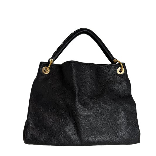 Louis Vuitton Artsy MM Enpreinte Leder Schwarz GHW Louis Vuitton