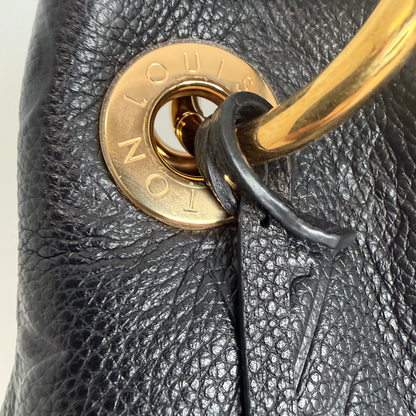 Louis Vuitton Artsy MM Enpreinte Leder Schwarz GHW Louis Vuitton