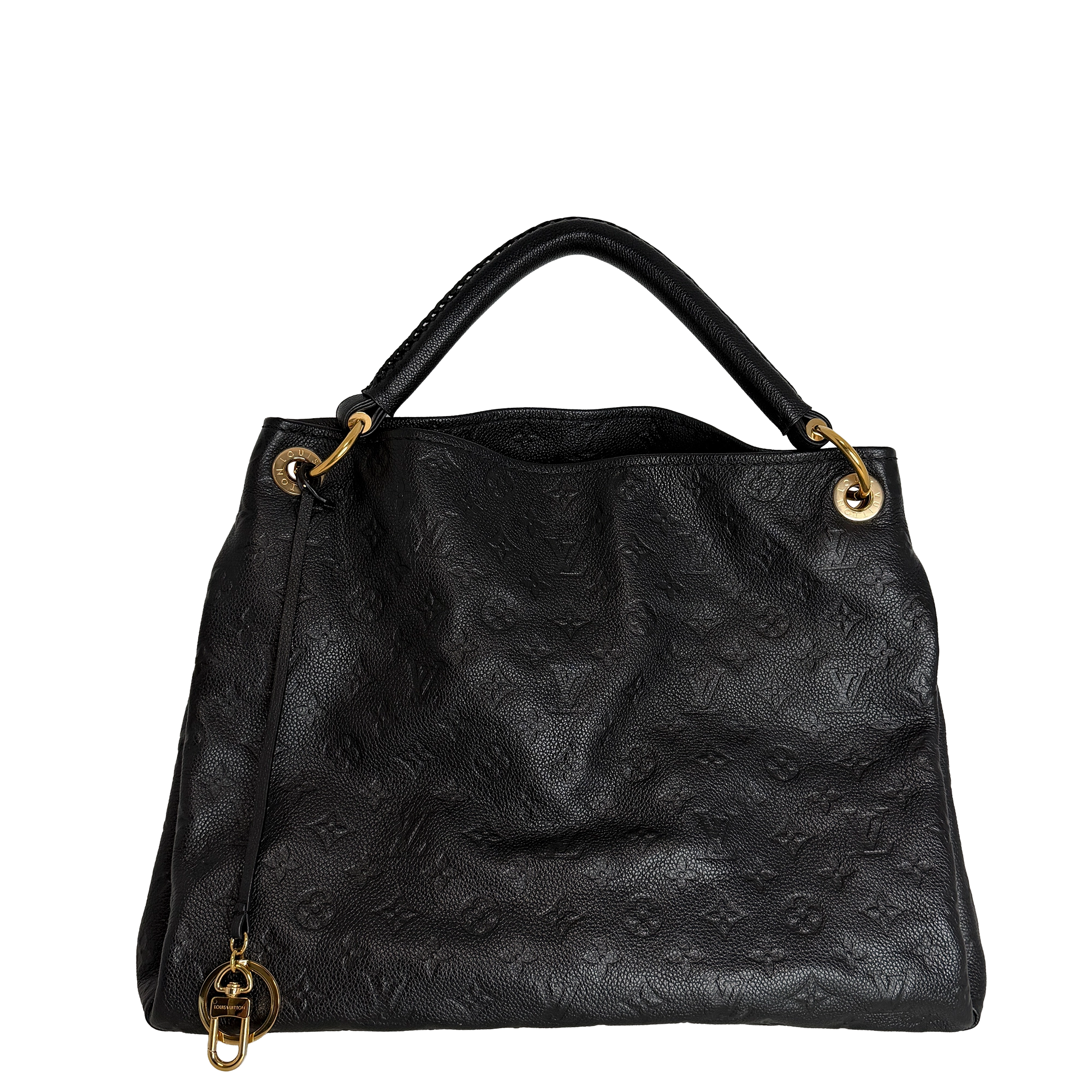 Louis Vuitton Artsy MM Enpreinte Leder Schwarz GHW Louis Vuitton