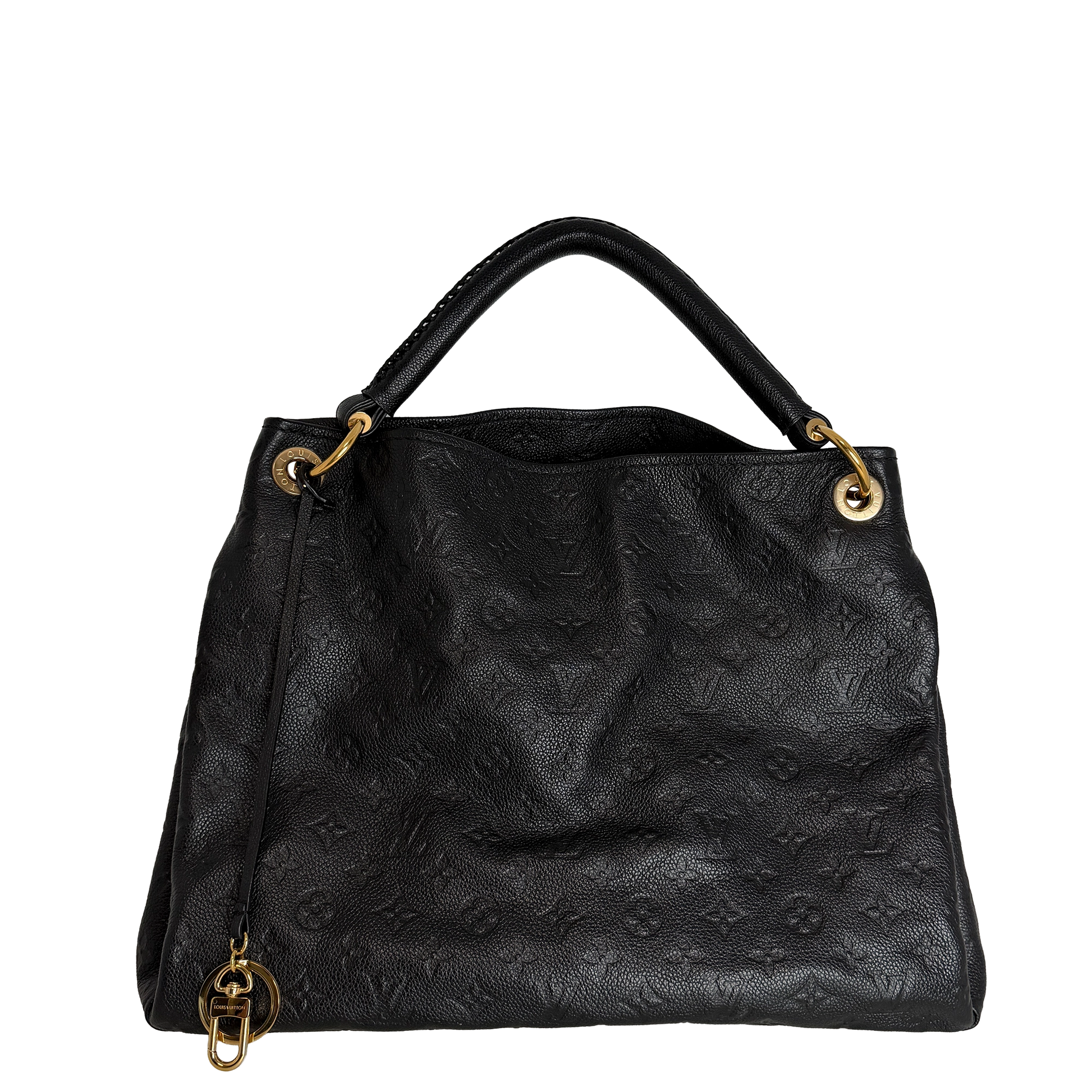 Louis Vuitton Artsy MM Enpreinte Leder Schwarz GHW Louis Vuitton