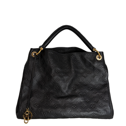 Louis Vuitton Artsy MM Enpreinte Leder Schwarz GHW Louis Vuitton