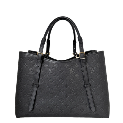 Louis Vuitton Babylone Tote MM Monogram Empreinte schwarz, Rückansicht