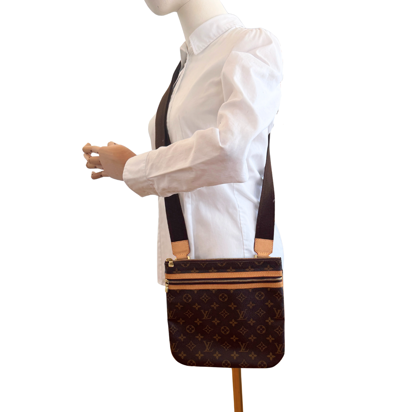 Louis Vuitton Bosphore Pochette Monogram Canvas / sehr gut Louis Vuitton