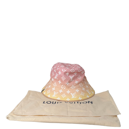 Louis Vuitton Bucket Hat Gradient Monogram by the Pool / neuwertig Louis Vuitton
